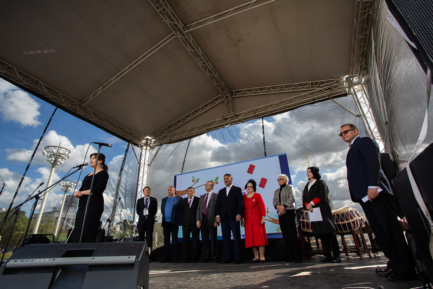 17.09.2022, Москва. Торжественное открытие корейского фольклорного фестиваля Чусок на ВДНХ.