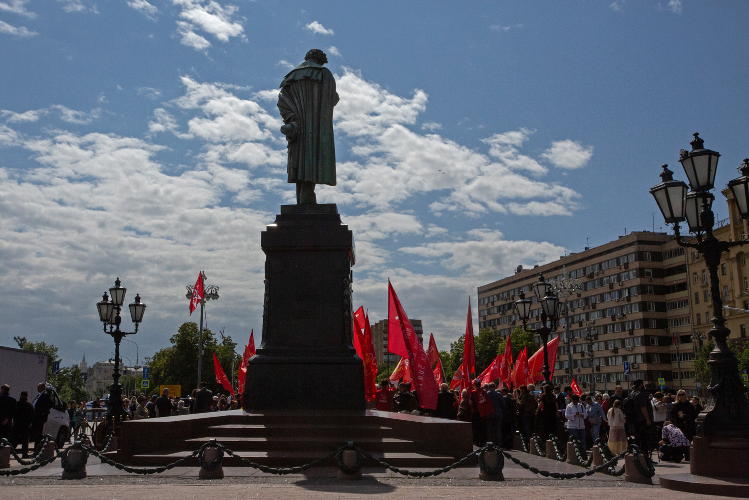 06.06.2023, Москва. Патриотическая акция, посвященная Дню русского языка и Пушкинскому Дню России.